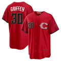 Cincinnati Reds #30 Ken Griffey Jr. Red JEROMEN 2026 City Connect Stadium Jersey