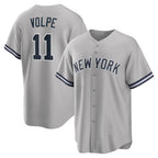 New York Yankees #11 Anthony Volpe Gray JEROMEN Road Replica Jersey