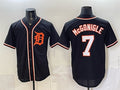 Detroit Tigers #7 Kevin McGonigle 2026 Fashion Replica Black JEROMEN Out Stitched Jersey