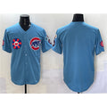 Chicago Cubs Blank Blue JEROMEN 2025 Tokyo Series 2nd Alternate Limited Stitched Jersey
