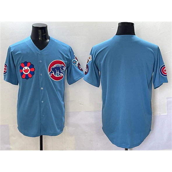 Chicago Cubs Blank Blue JEROMEN 2025 Tokyo Series 2nd Alternate Limited Stitched Jersey