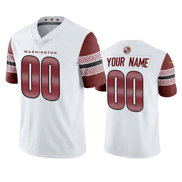 Custom W.Commanders 2022 White JEROMEN Vapor Untouchable Stitched Jersey
