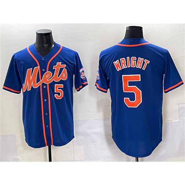 New York Mets #5 David Wright Blue JEROMEN Cool Base Stitched Jersey