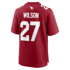 A.Cardinals #27 Divaad Wilson Cardinal JEROMEN Team Game Jersey