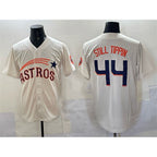 Houston Astros #44 Still Tippin Cream JEROMEN Throwback Cooperstown Collection Limited Stitched Jersey