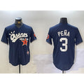 Houston Astros #3 Jeremy Pena Black JEROMEN Cactus Jack Vapor Premier Stitched Jersey