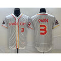 Houston Astros #3 Jeremy Pena Number White JEROMEN 2023 City Connect Flex Base Stitched Jersey 3