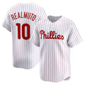 Philadelphia Phillies #10 J.T. Realmuto White JEROMEN Home Limited Player Jersey