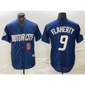 Detroit Tigers #9 Jack Flaherty Number 2024 Navy JEROMEN City Connect Cool Base Limited Stitched Jersey