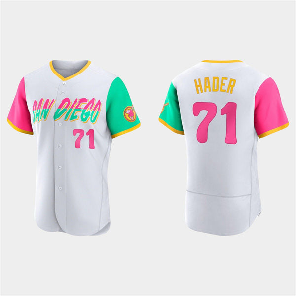 San Diego Padres #71 Josh Hader White JEROMEN 2022 City Connect Jersey