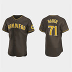 San Diego Padres #71 Josh Hader Brown JEROMEN Road Player FlexBase Jersey