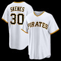 Pittsburgh Pirates #30 Paul Skenes White JEROMEN Home Replica Jersey