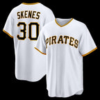 Pittsburgh Pirates #30 Paul Skenes White JEROMEN Home Replica Jersey