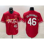 St. Louis Cardinals #46 Paul Goldschmidt Red JEROMEN 2024 City Connect Limited Stitched Jersey