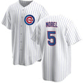 Chicago Cubs #5 Christopher Morel Chicago White JEROMEN Cool Base Stitched Jersey