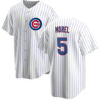 Chicago Cubs #5 Christopher Morel Chicago White JEROMEN Cool Base Stitched Jersey