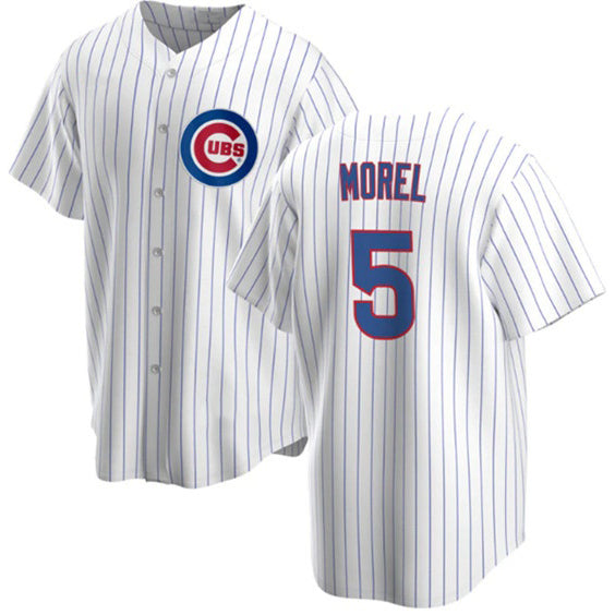 Chicago Cubs #5 Christopher Morel Chicago White JEROMEN Cool Base Stitched Jersey