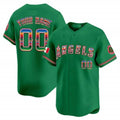 Custom Los Angeles Angels Mexico Vapor Premier Limited Jersey ¨C Green JEROMEN