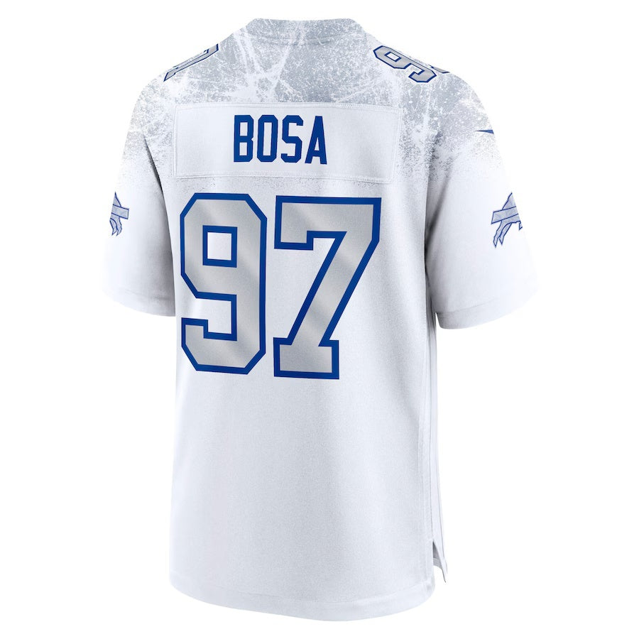 B.Bills #97 Joey Bosa 2025 Rivalries Collection Game Jersey - White JEROMEN