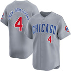 Chicago Cubs #4 Pete Crow-Armstrong Gray JEROMEN Limited Stitched Jersey
