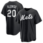 New York Mets #20 Pete Alonso Black JEROMEN Lights Out Limited Stitched Jersey