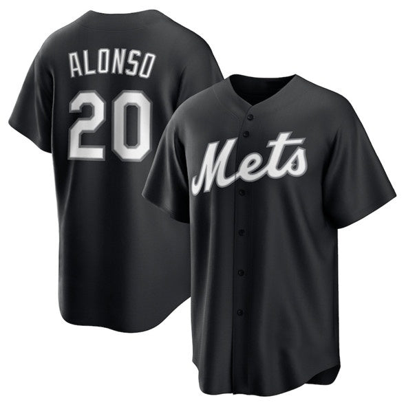 New York Mets #20 Pete Alonso Black JEROMEN Lights Out Limited Stitched Jersey