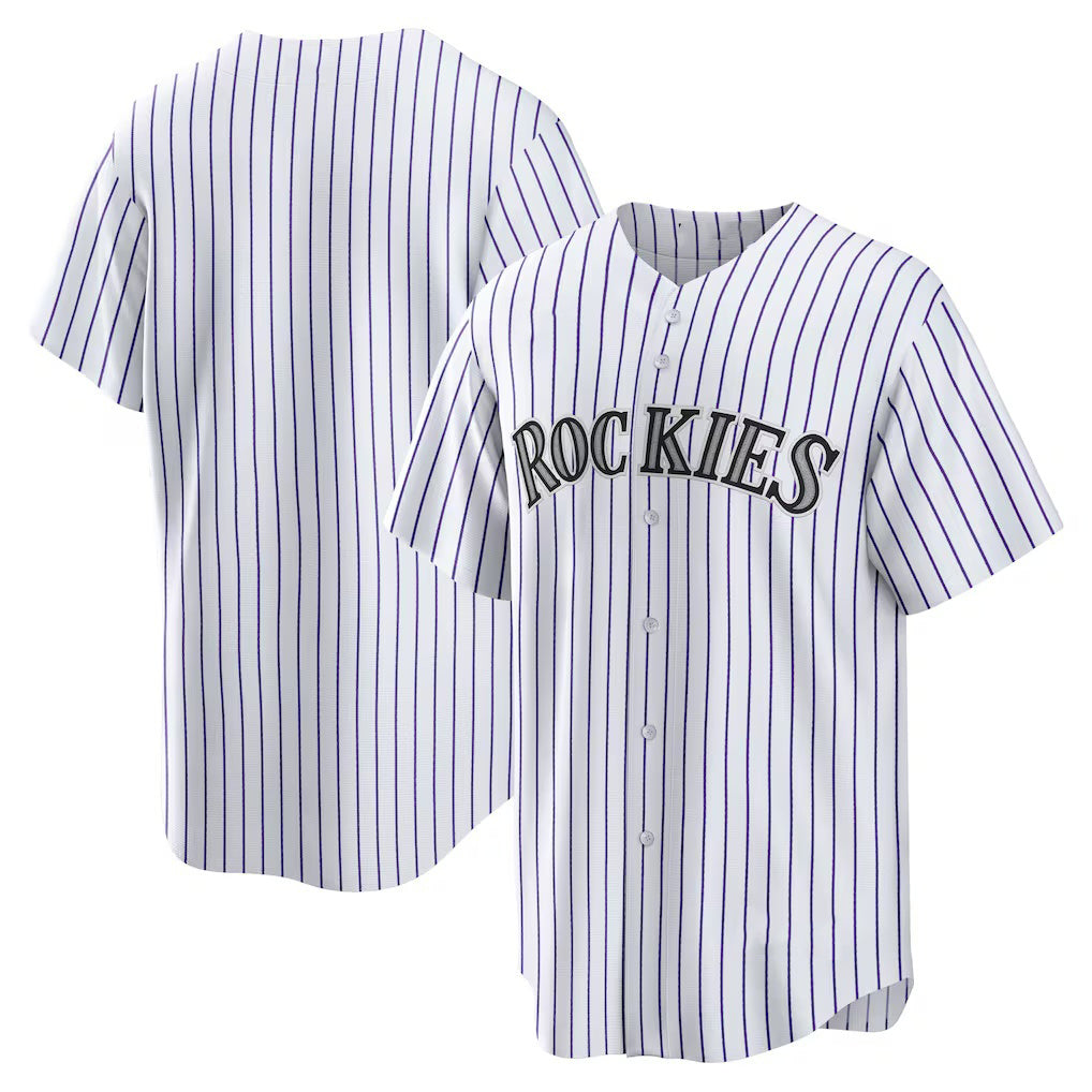 Colorado Rockies White JEROMEN Home Replica Team Jersey