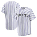 Colorado Rockies White JEROMEN Home Replica Team Jersey