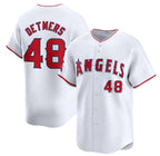 Los Angeles Angels #48 Reid Detmers White JEROMEN Home Limited Stitched Jersey