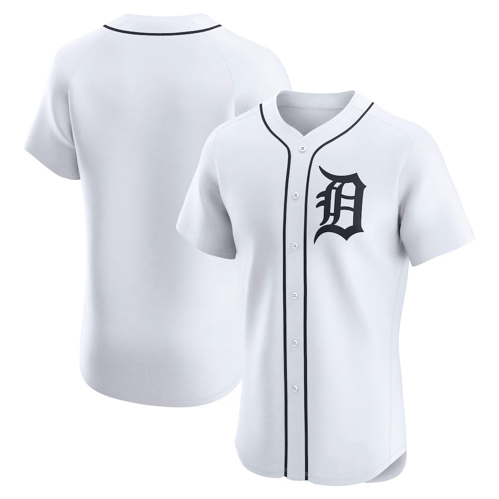 Detroit Tigers White JEROMEN Home Elite Jersey