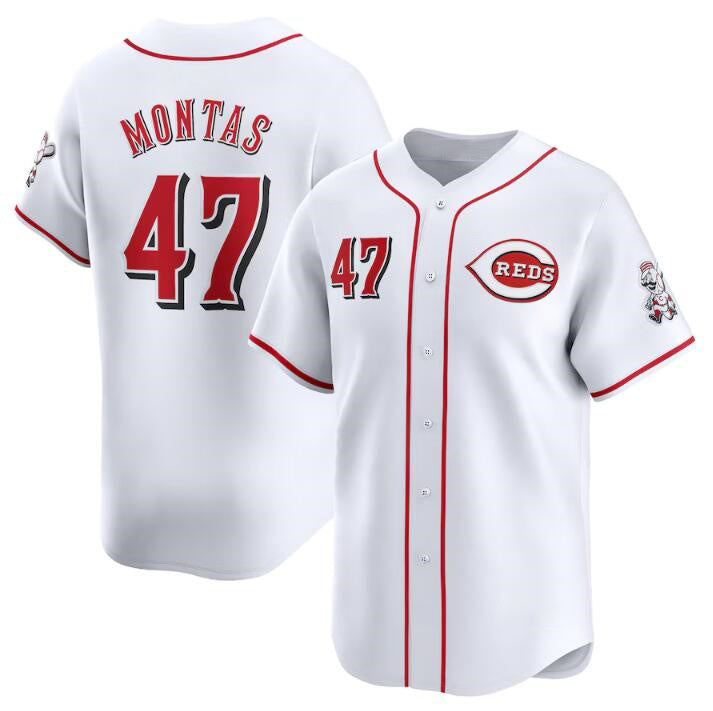 Cincinnati Reds #47 Frankie Montas White JEROMEN Home Limited Stitched Jersey