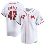 Cincinnati Reds #47 Frankie Montas White JEROMEN Home Limited Stitched Jersey