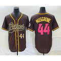 San Diego Padres #44 Joe Musgrove Number Brown JEROMEN NEW 2023 City Connect Cool Base Stitched Jersey