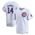 Chicago Cubs #14 Ernie Banks White JEROMEN Cool Base Stitched Jersey