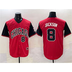 Chicago White Sox #8 Bo Jackson Red Black JEROMEN 2025 City Connect Limited Stitched Jersey