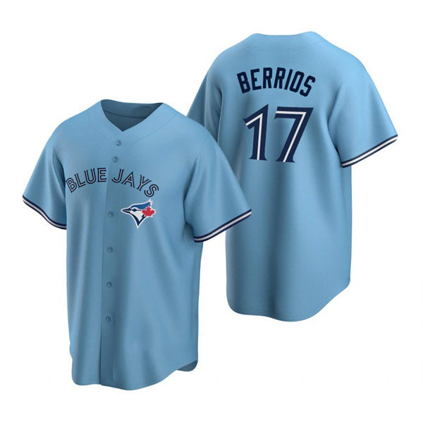 Toronto Blue Jays #17 Jose Berrios Powder Blue JEROMEN Alternate Cool Base Jersey