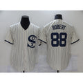 Chicago White Sox #88 Luis Robert 2021 Cream Navy JEROMEN Field of Dreams Name Flex Base Stitched Jersey