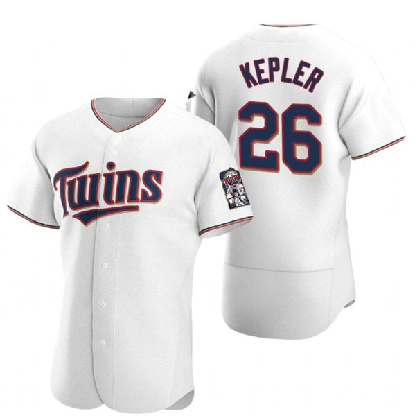 Minnesota Twins #26 Max Kepler White JEROMEN Flex Base Stitched Jersey