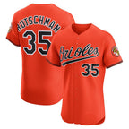 Baltimore Orioles #35 Adley Rutschman Orange JEROMEN Alternate 2 Elite Jersey