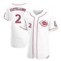 Cincinnati Reds #2 Nick Castellanos White JEROMEN 2021 Home Player Jersey