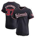 Washington Nationals #37 Stephen Strasburg Navy JEROMEN Alternate Elite Stitched Jersey