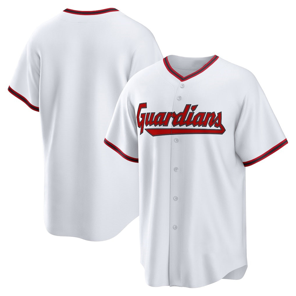 Cleveland Guardians White JEROMEN Home Replica Jersey
