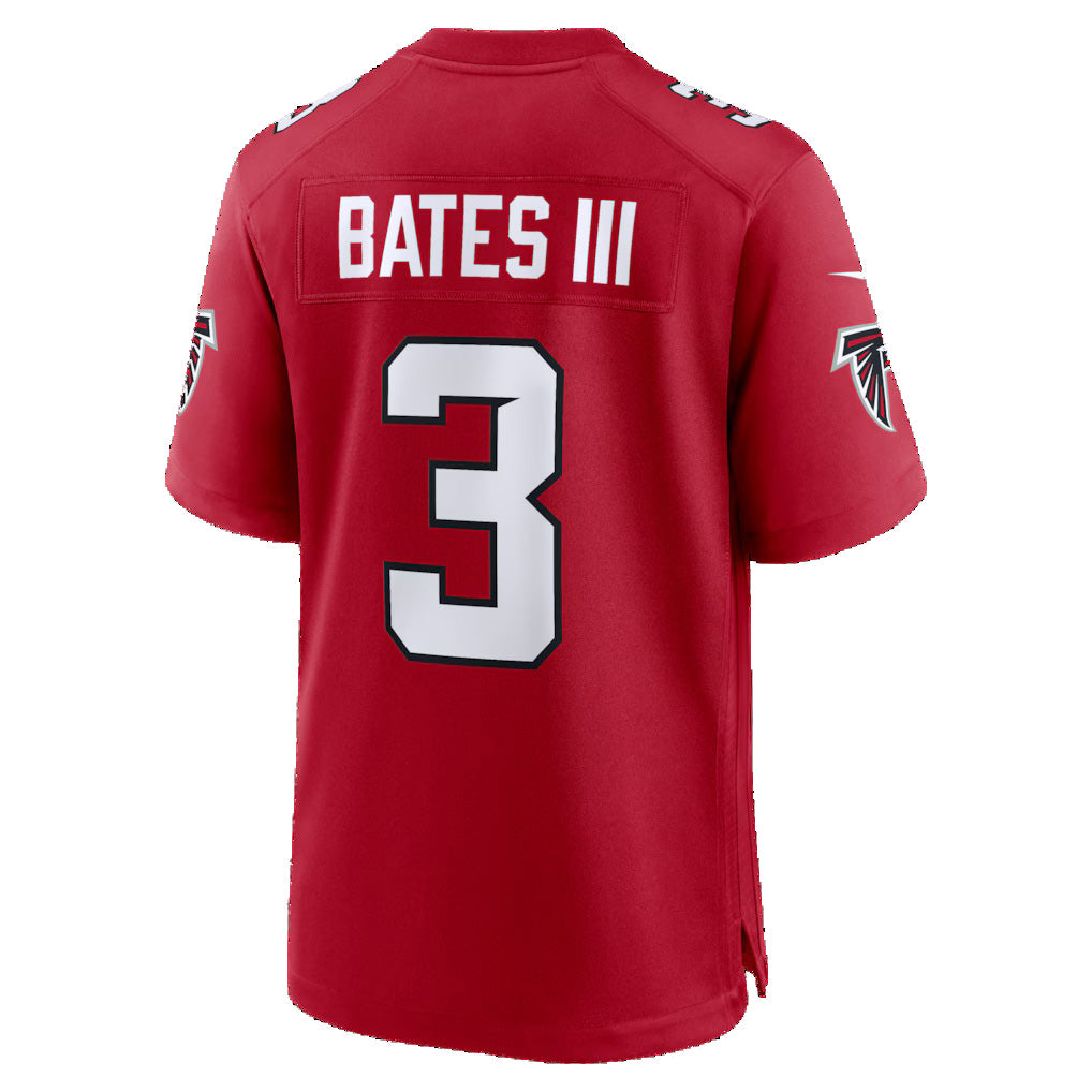 A.Falcons #3 Jessie Bates III Red JEROMEN Game Jersey