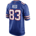B.Bills #83 Andre Reed Royal JEROMEN Game Retired Player Jersey