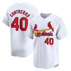 St. Louis Cardinals #40 Willson Contreras White JEROMEN Home Limited Player Jersey