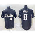 Chicago Cubs #8 Ian Happ Black JEROMEN 'Gothic North Side Edition' Vapor Premier Limited Stitched Jersey