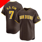 San Diego Padres #7 Ha-Seong Kim Brown JEROMEN Cool Base Stitched Jersey