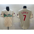 Philadelphia Phillies #7 Trea Turner Cream JEROMEN Phanatic Limited Stitched Jersey