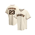 San Francisco Giants #23 Joc Pederson Cream JEROMEN Home Jersey