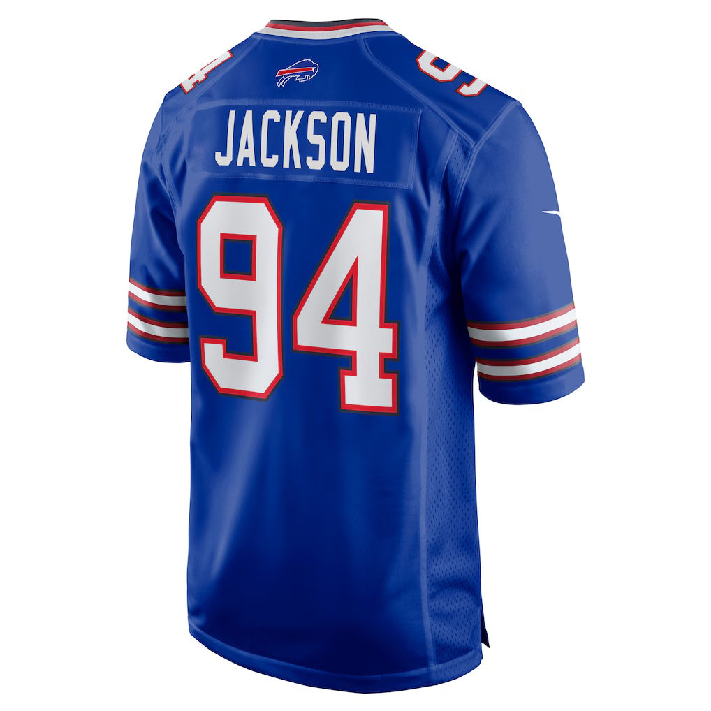 B.Bills #94 Landon Jackson Royal JEROMEN Team Game Jersey
